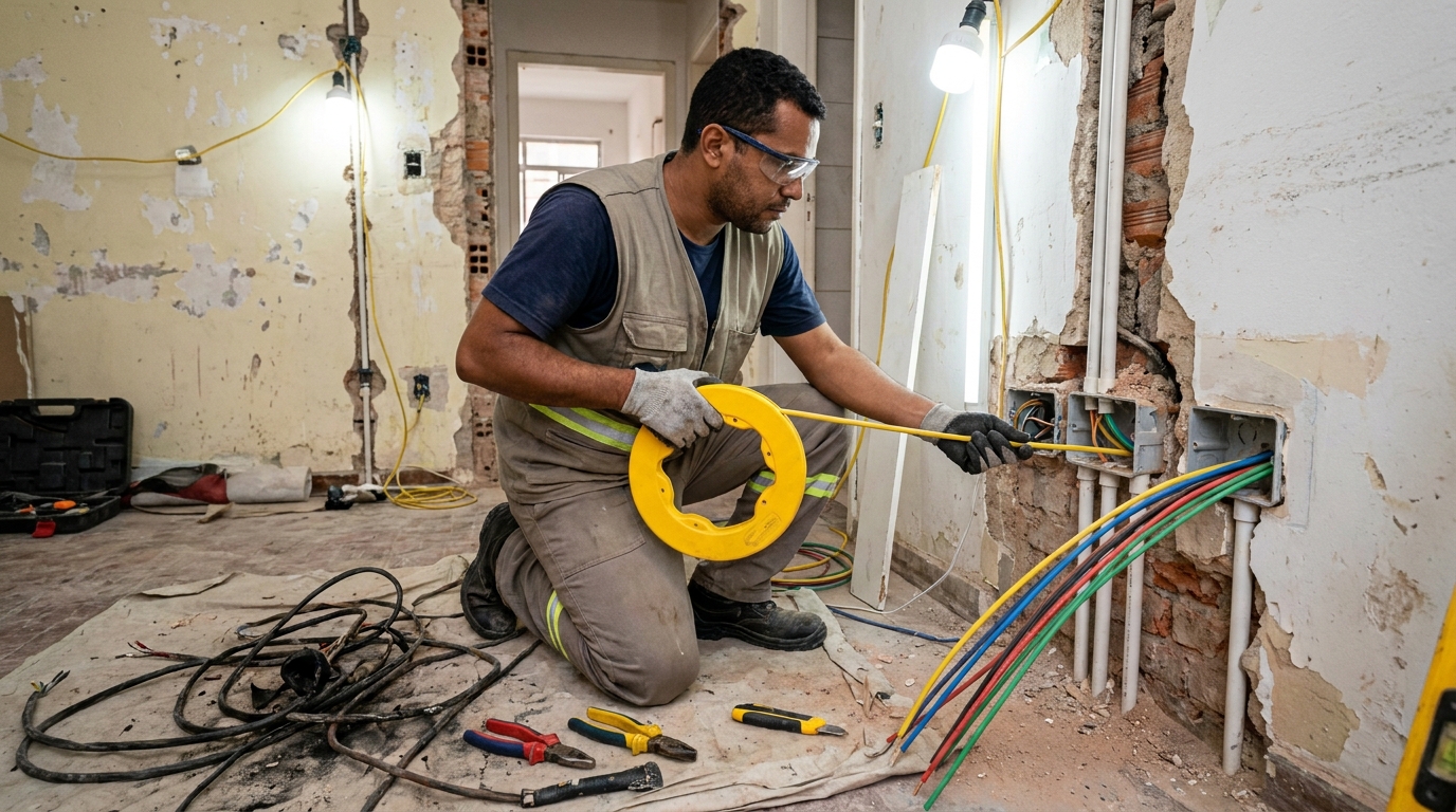 Cabeamento elétrico para empresas em Recife‑PE