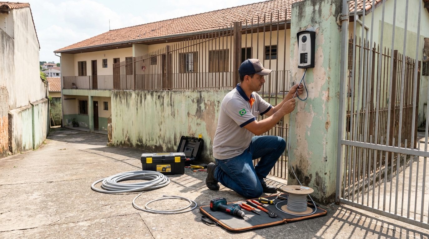Instalação de porteiro eletrônico em Recife‑PE