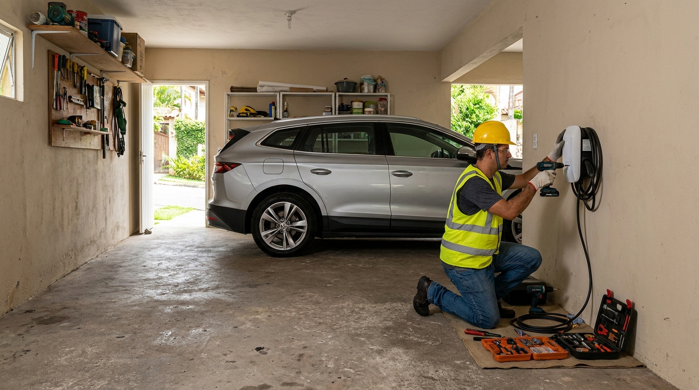 Instalação em garagem ou condomínio em Recife‑PE