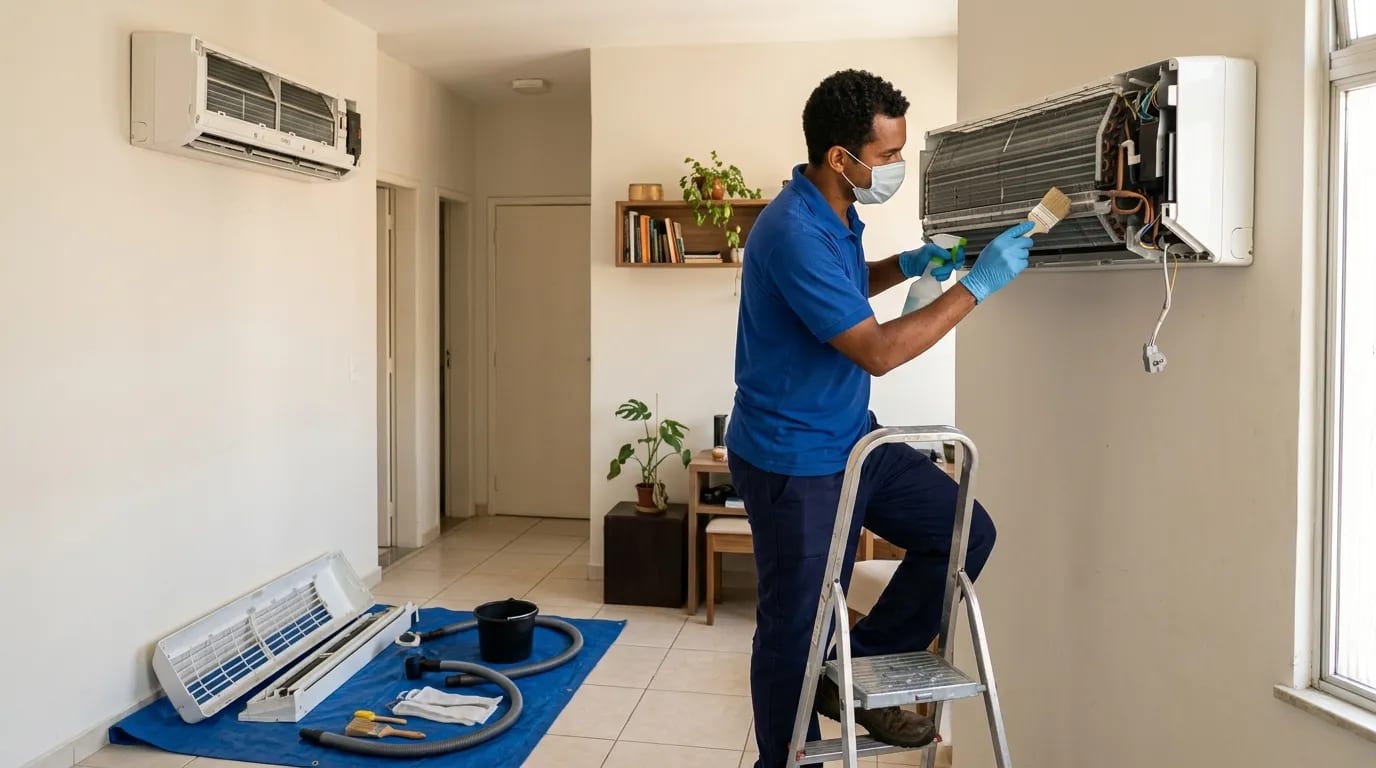 Limpeza da evaporadora em Recife‑PE