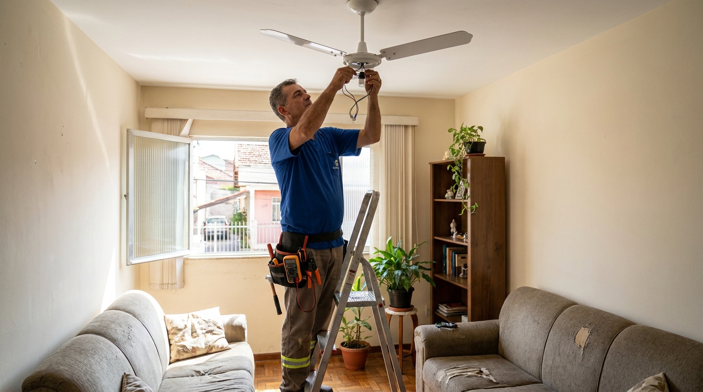 Montagem de Ventilador em Recife‑PE